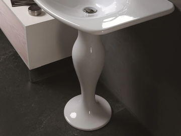 FORMOSA 2.0 - Ceramic washbasin pedestal by Olympia Ceramica - view 3